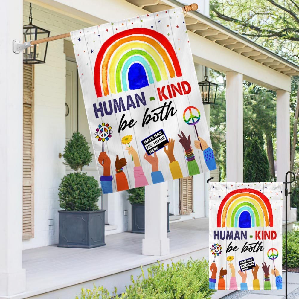 Rainbow Hippie Peace LGBT Pride Flag: Kindness & Equality - Image 4