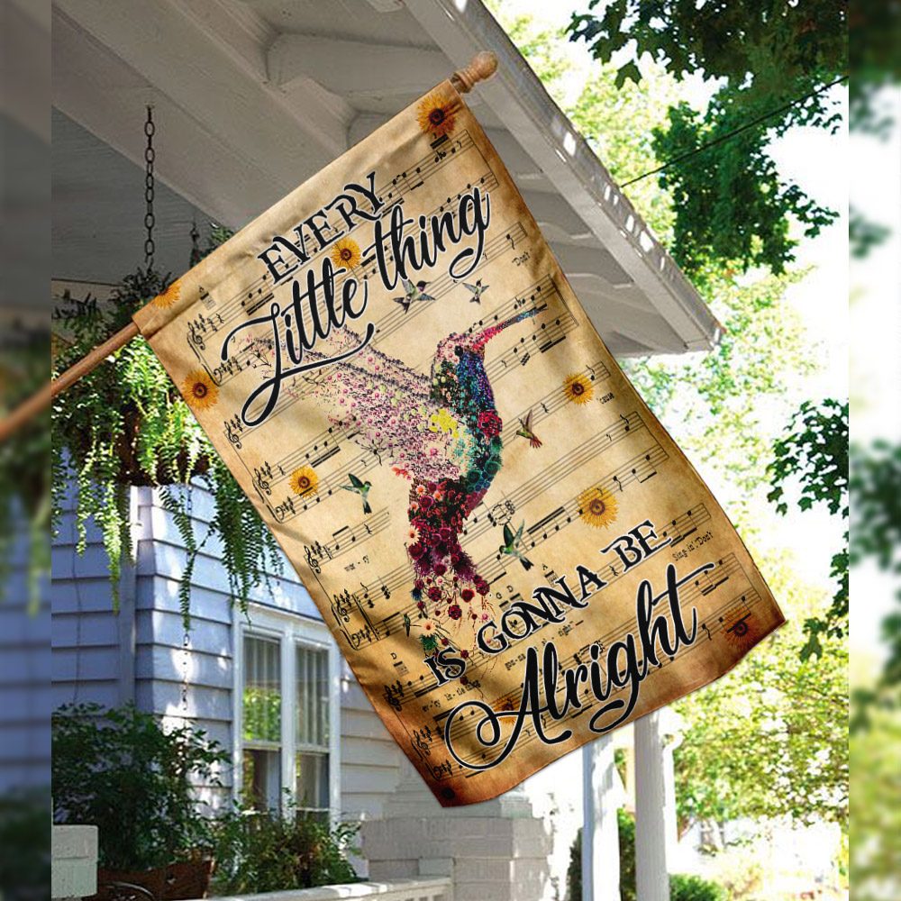 Hummingbird "Everything's Gonna Be Alright" Flag - THN2005F - Image 3