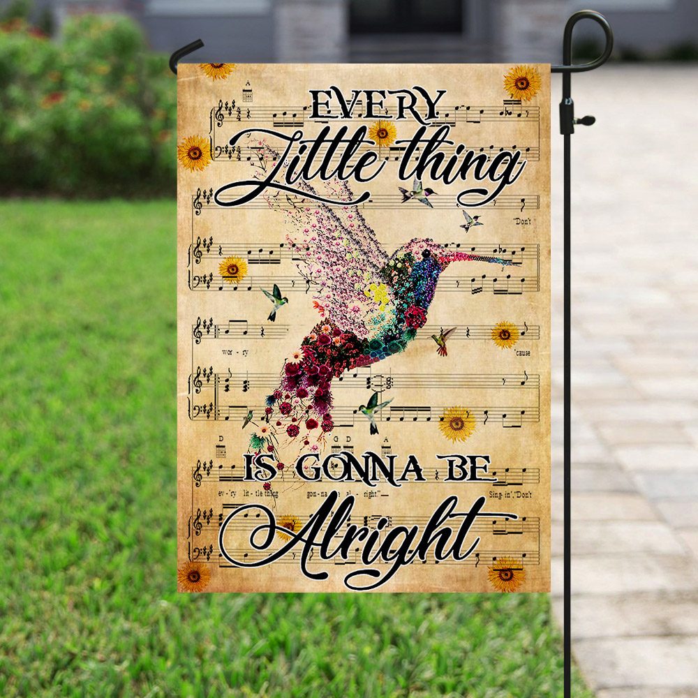 Hummingbird "Everything's Gonna Be Alright" Flag - THN2005F - Image 6