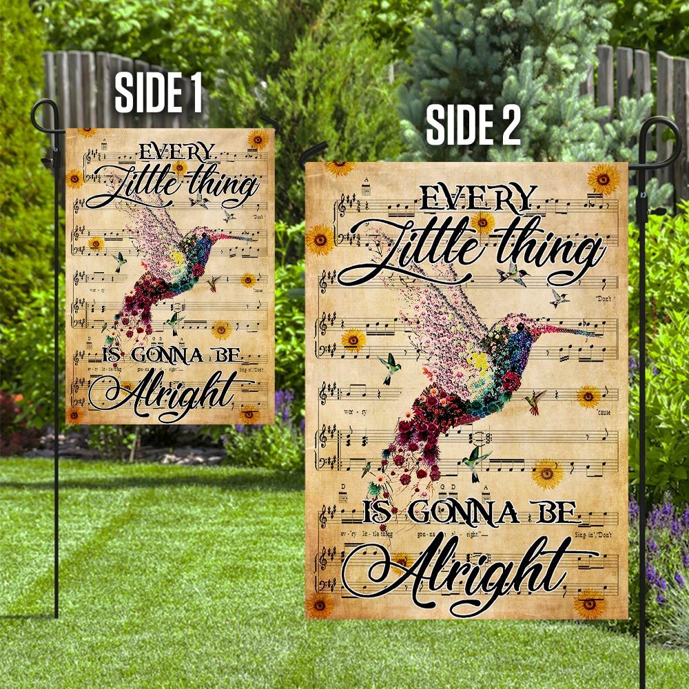 Hummingbird "Everything's Gonna Be Alright" Flag - THN2005F - Image 10