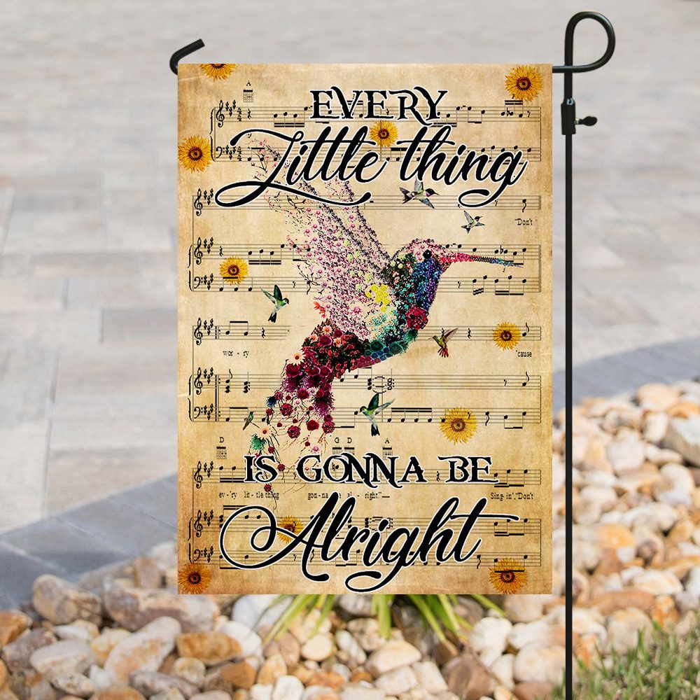 Hummingbird "Everything's Gonna Be Alright" Flag - THN2005F - Image 8