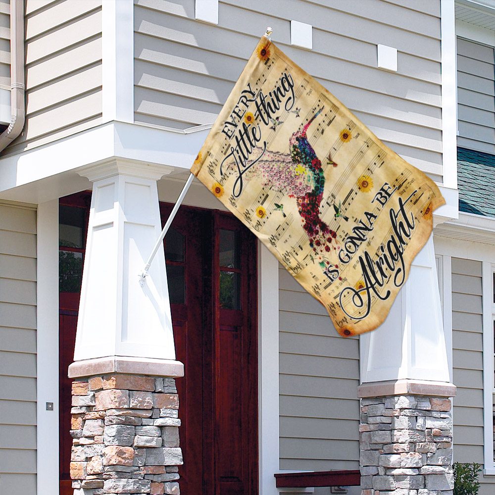 Hummingbird "Everything's Gonna Be Alright" Flag - THN2005F - Image 4