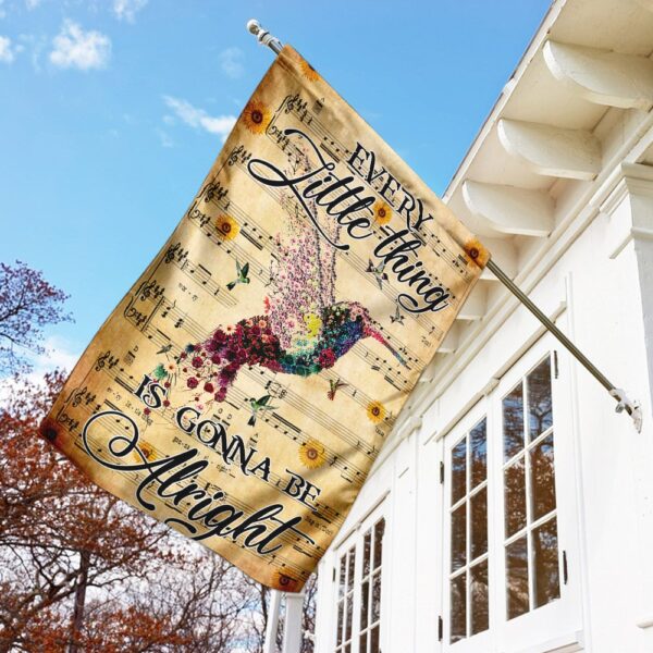 Hummingbird "Everything's Gonna Be Alright" Flag - THN2005F - Image 2