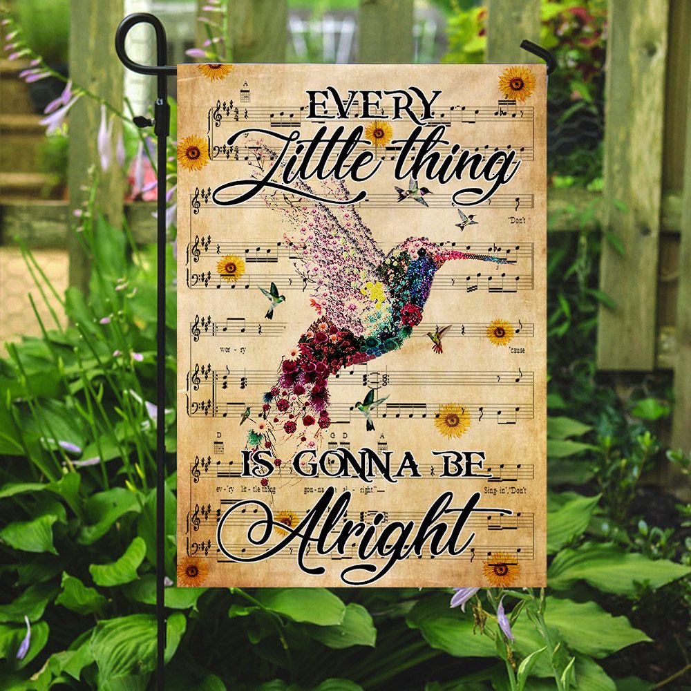 Hummingbird "Everything's Gonna Be Alright" Flag - THN2005F - Image 7