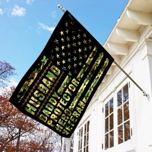 Veteran Dad Hero Flag: THN2168F - Husband, Protector Gift - Image 2