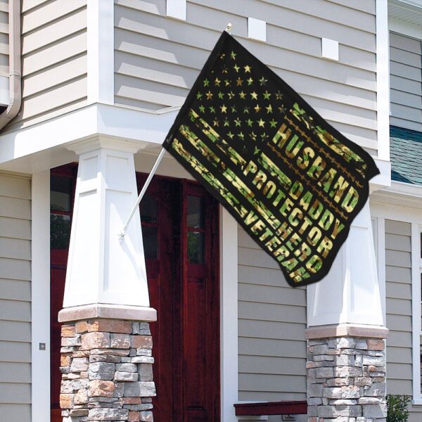 Veteran Dad Hero Flag: THN2168F - Husband, Protector Gift - Image 4