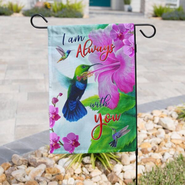 I Am Always With You Flag: PSL11F - Inspirational & Patriotic Decor - Image 4