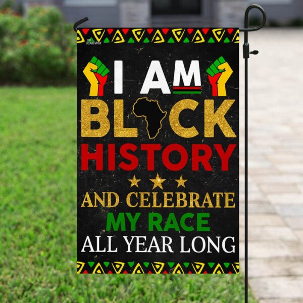 I Am Black History Flag - Image 6