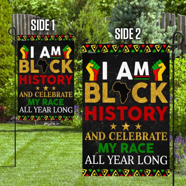 I Am Black History Flag - Image 10