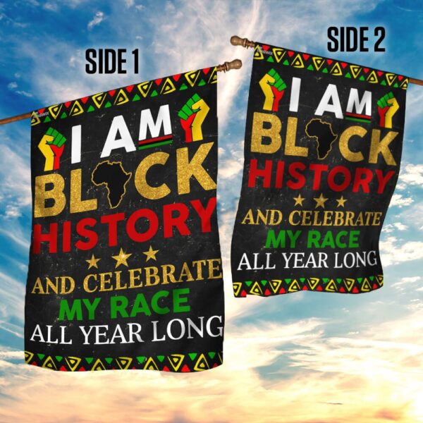 I Am Black History Flag - Image 5