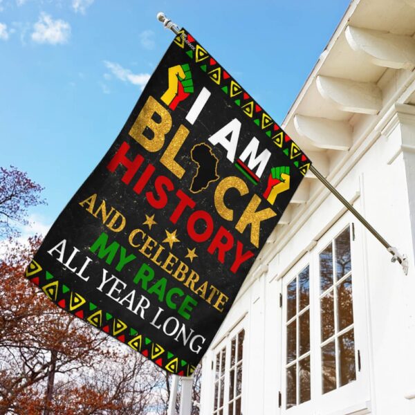 I Am Black History Flag - Image 2