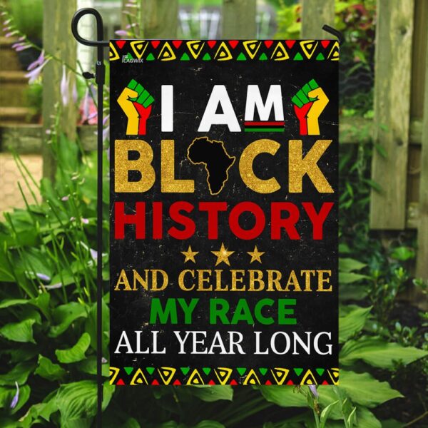 I Am Black History Flag - Image 7
