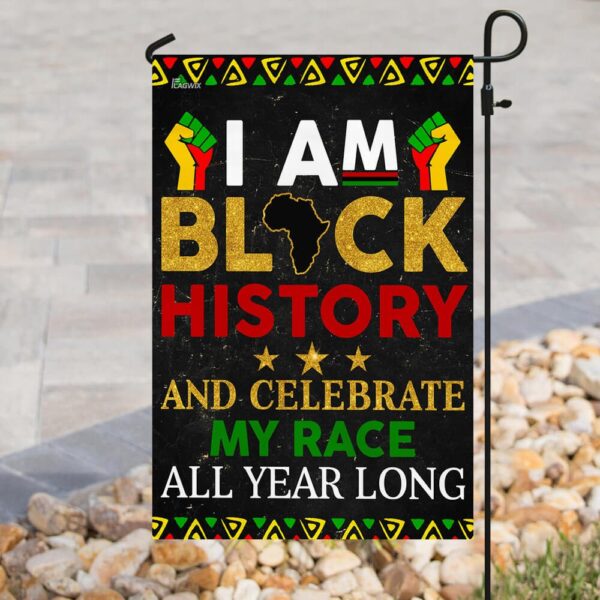 I Am Black History Flag - Image 8