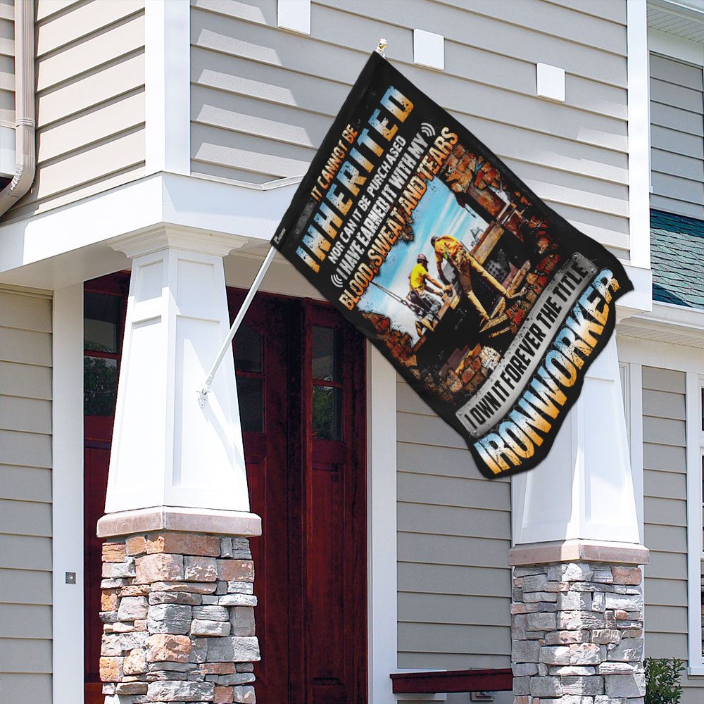 I Own It Forever Ironworker Flag: QNN140F - Image 4