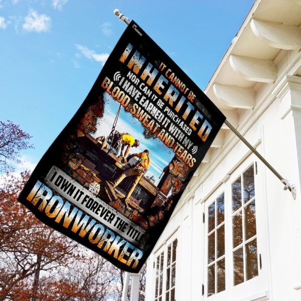 I Own It Forever Ironworker Flag: QNN140F - Image 2