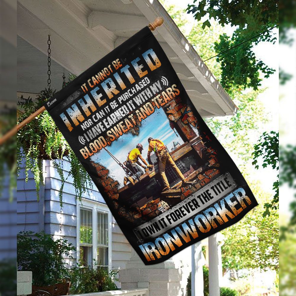 I Own It Forever Ironworker Flag: QNN140F - Image 3