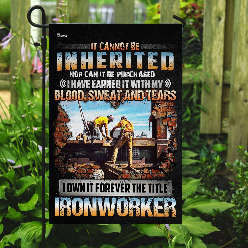 I Own It Forever Ironworker Flag: QNN140F - Image 7