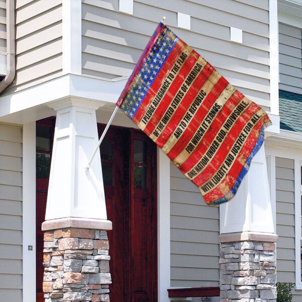 US Flag: Pledge of Allegiance American Flag - Image 4