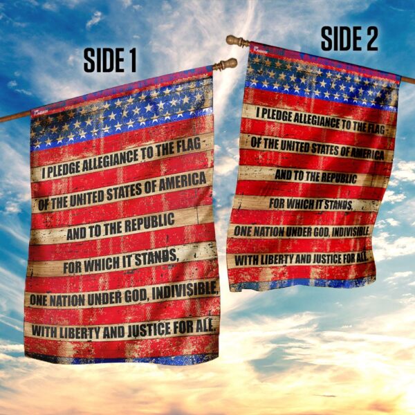US Flag: Pledge of Allegiance American Flag - Image 5