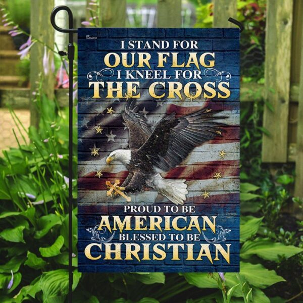 Garden Flag: I Stand For Our Garden, I Kneel For The Cross - Image 2