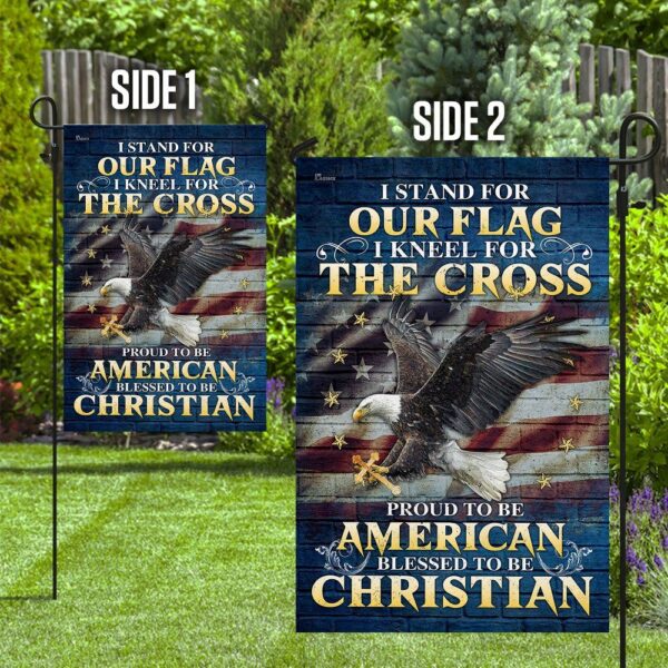 Garden Flag: I Stand For Our Garden, I Kneel For The Cross - Image 3