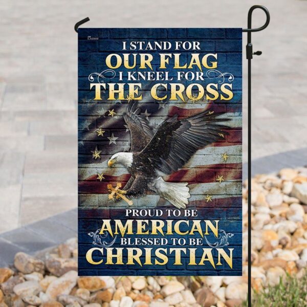 Garden Flag: I Stand For Our Garden, I Kneel For The Cross - Image 4