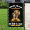 Vietnam Veteran Garden Flag: I Walked The Walk