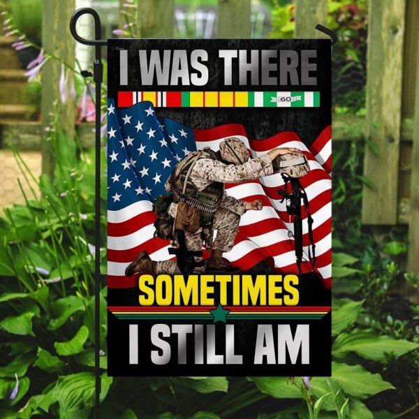 Vietnam Veteran Garden Flag: I Was There, I Still Am - Image 2