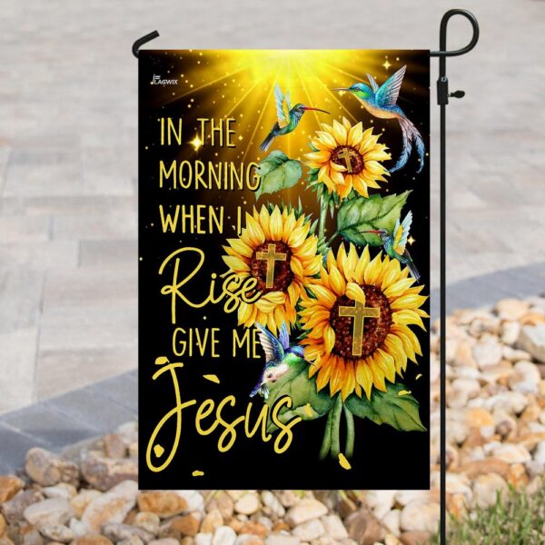 Jesus Flag "In The Morning When I Rise" - THN2184F1 - Image 8