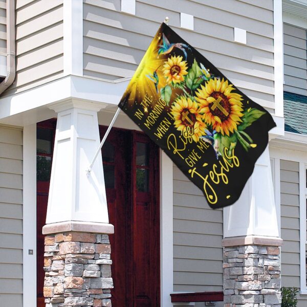 Jesus Flag "In The Morning When I Rise" - THN2184F1 - Image 4