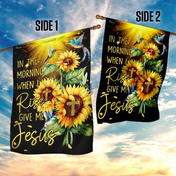 Jesus Flag "In The Morning When I Rise" - THN2184F1 - Image 5
