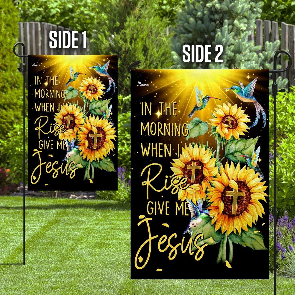 Jesus Flag "In The Morning When I Rise" - THN2184F1 - Image 10