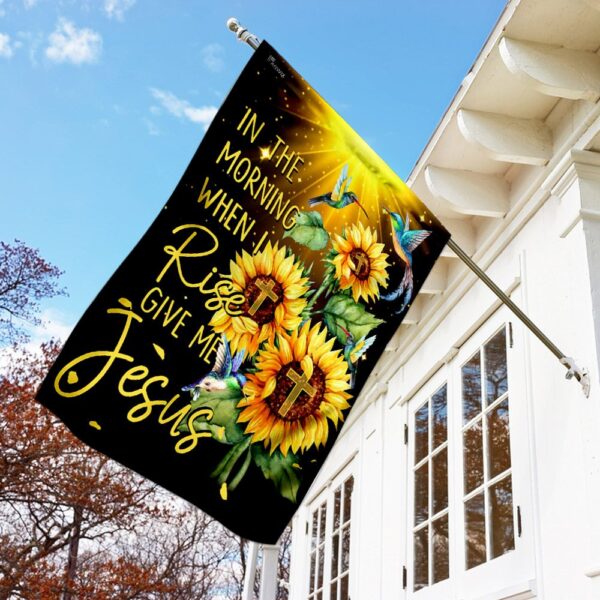 Jesus Flag "In The Morning When I Rise" - THN2184F1 - Image 2