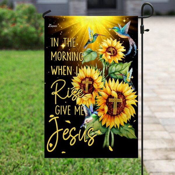 Jesus Flag "In The Morning When I Rise" - THN2184F1 - Image 6