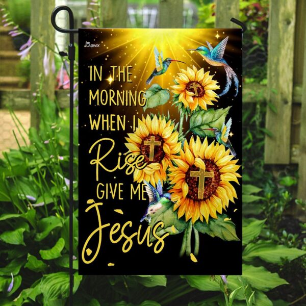 Jesus Flag "In The Morning When I Rise" - THN2184F1 - Image 7