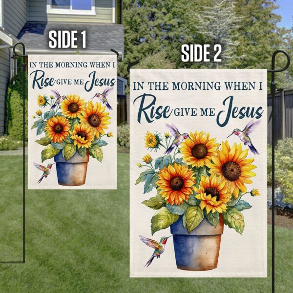 Jesus Sunflower Flag: In The Morning When I Rise - Image 5