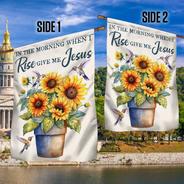 Jesus Sunflower Flag: In The Morning When I Rise - Image 2