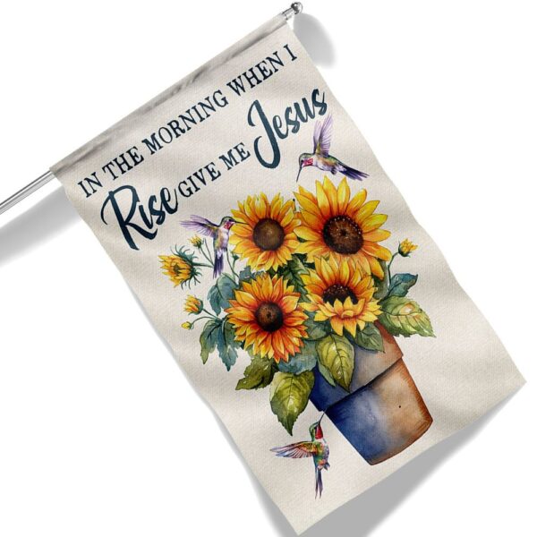Jesus Sunflower Flag: In The Morning When I Rise - Image 6
