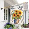 Jesus Sunflower Flag: In The Morning When I Rise