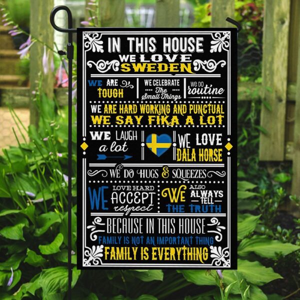 In This House We Love Sweden: Home Decor with Swedish Flag - Image 7