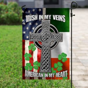 Irish American Celtic Knot Flag: PN150Fv1 - Celebrate Your Heritage