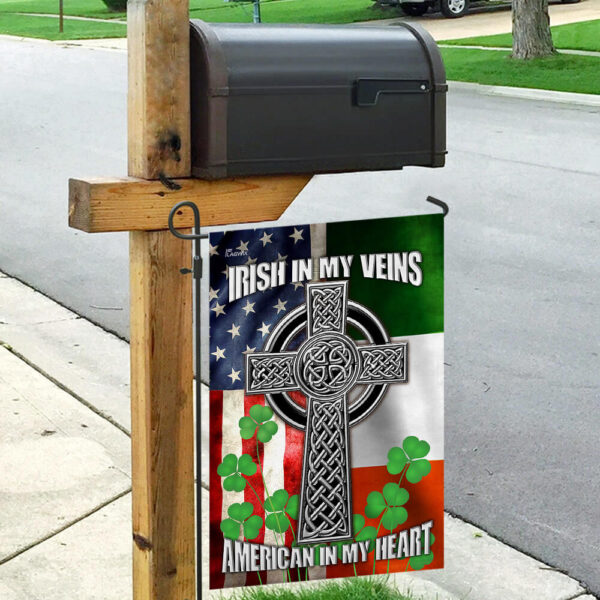 Irish American Celtic Knot Flag: PN150Fv1 - Celebrate Your Heritage - Image 4