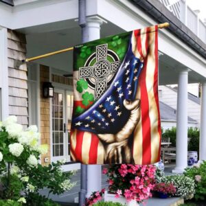 Irish Celtic Cross Flag: MLH1081F - Authentic Irish Design