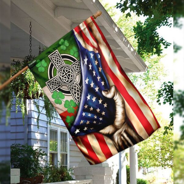 Irish Celtic Cross Flag: MLH1081F - Authentic Irish Design - Image 3