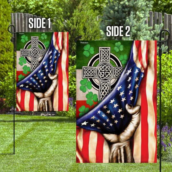 Irish Celtic Cross Flag: MLH1081F - Authentic Irish Design - Image 10