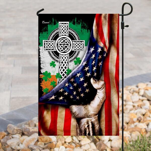 Irish Celtic Knot Christian Cross Flag THN2076F1 - Image 8