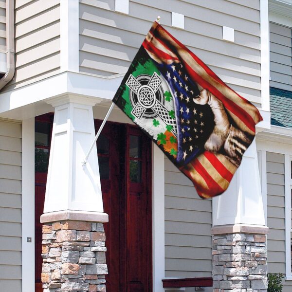 Irish Celtic Knot Christian Cross Flag THN2076F1 - Image 4