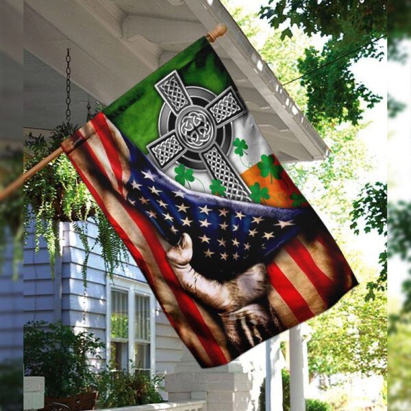 Irish Celtic Knot Christian Cross Flag THN2076F2 - Image 3
