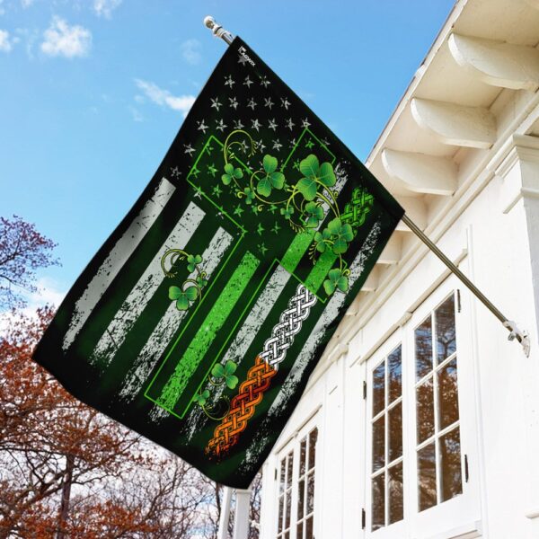 Irish Shamrock & American Flag: Celebrate Heritage - Image 2