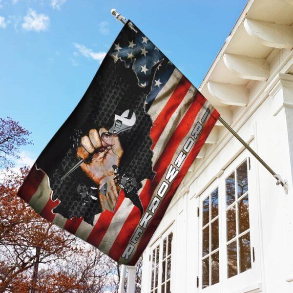 Ironworker American Flag Hat - THB2132F: Durable & Patriotic Headwear - Image 2